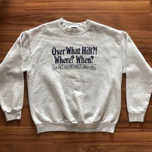 vintage “over the hill” graphic sweatshirt !
